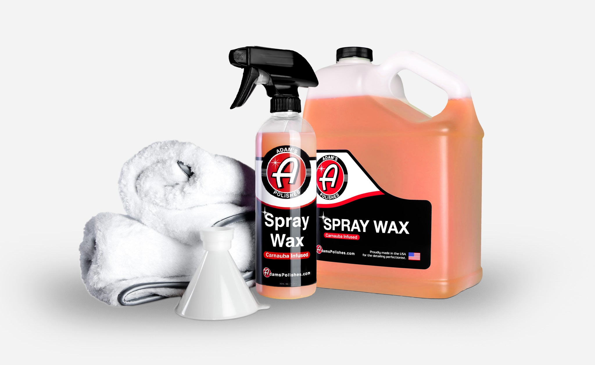 Adam's Spray Wax Gallon With Free 16oz